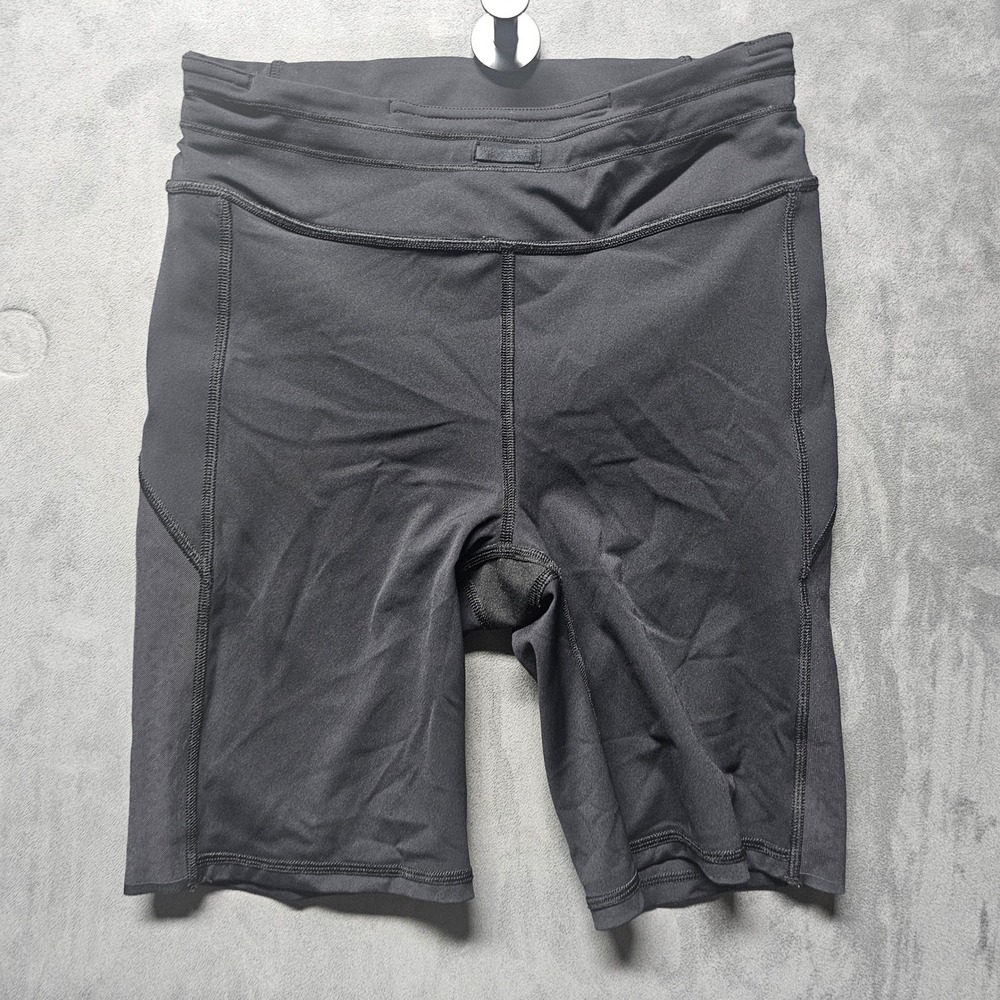Lululemon Biker Shorts Size 6 Black Strength and Sweat Nulux W7ANAS